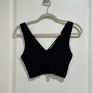Aritzia/Babaton Sculpt Knit Deep V Tank